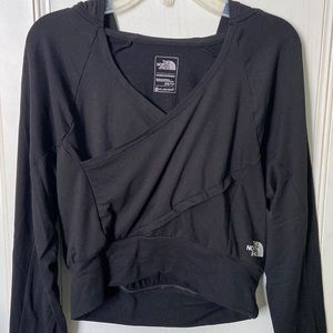 Black athletic hoodie